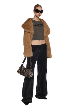 Generation Kiss Bottoms|Pants*Caroline Velvet Cargo Pants