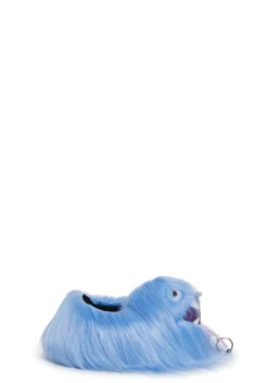 Trickz N' Treatz Flats|Slippers*Case Of The Grumpies Fuzzy Slippers - Kooky Monster