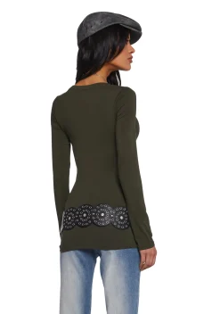 x_Heart & Hips Tops*Casual Meetups Long Sleeve Top - Olive