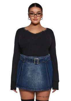 Generation Kiss Tops|Plus*Catalina Long Sleeve Top