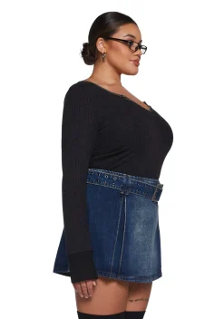 Generation Kiss Tops|Plus*Catalina Long Sleeve Top