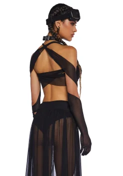 Club Exx Tops*Celestial Haze Wrap Top