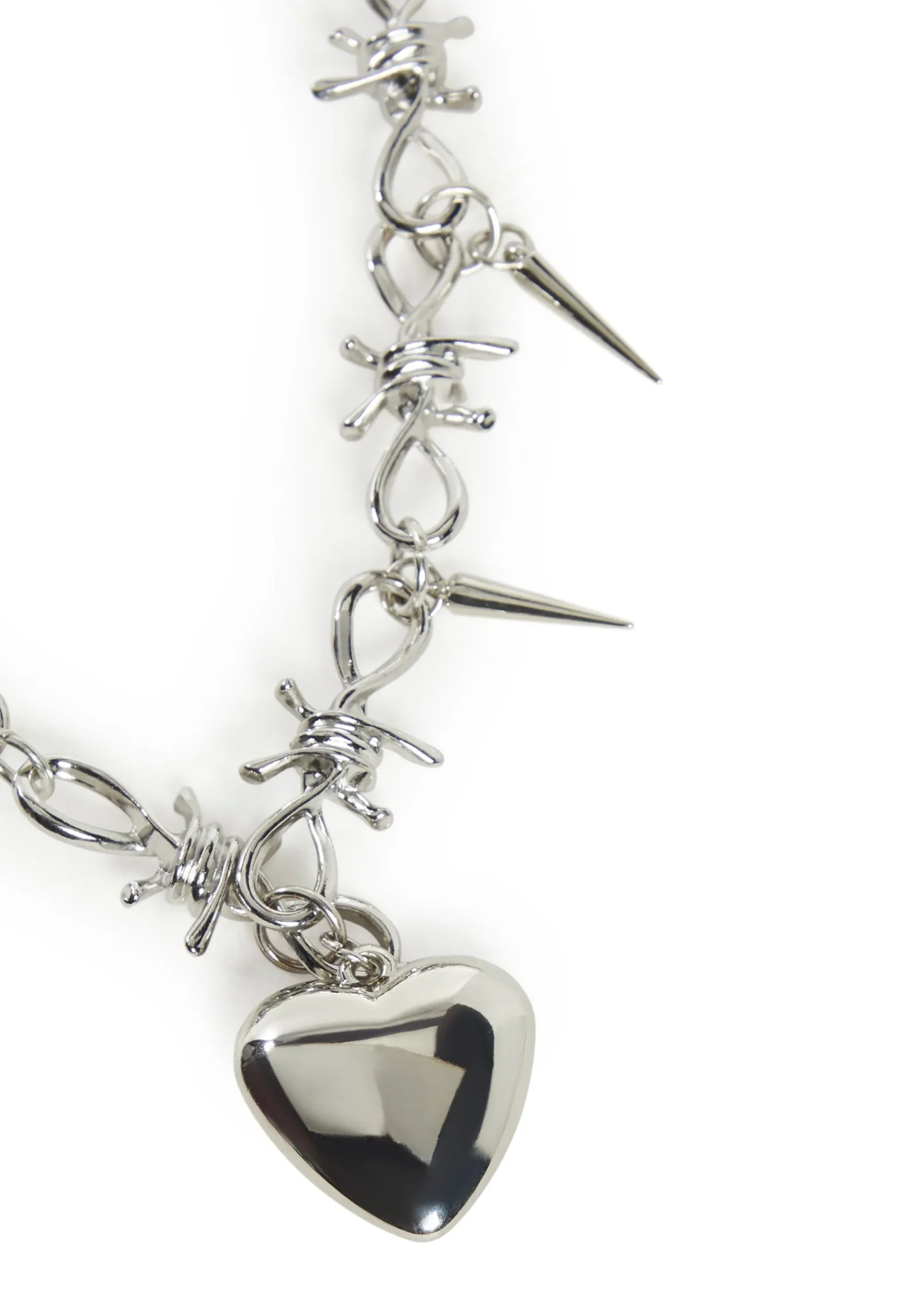 Widow Jewelry*Chain Heart Necklace