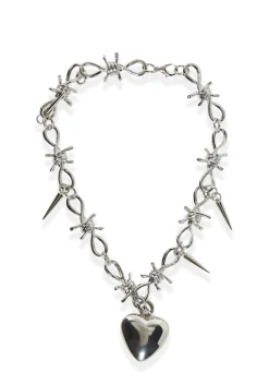 Widow Jewelry*Chain Heart Necklace