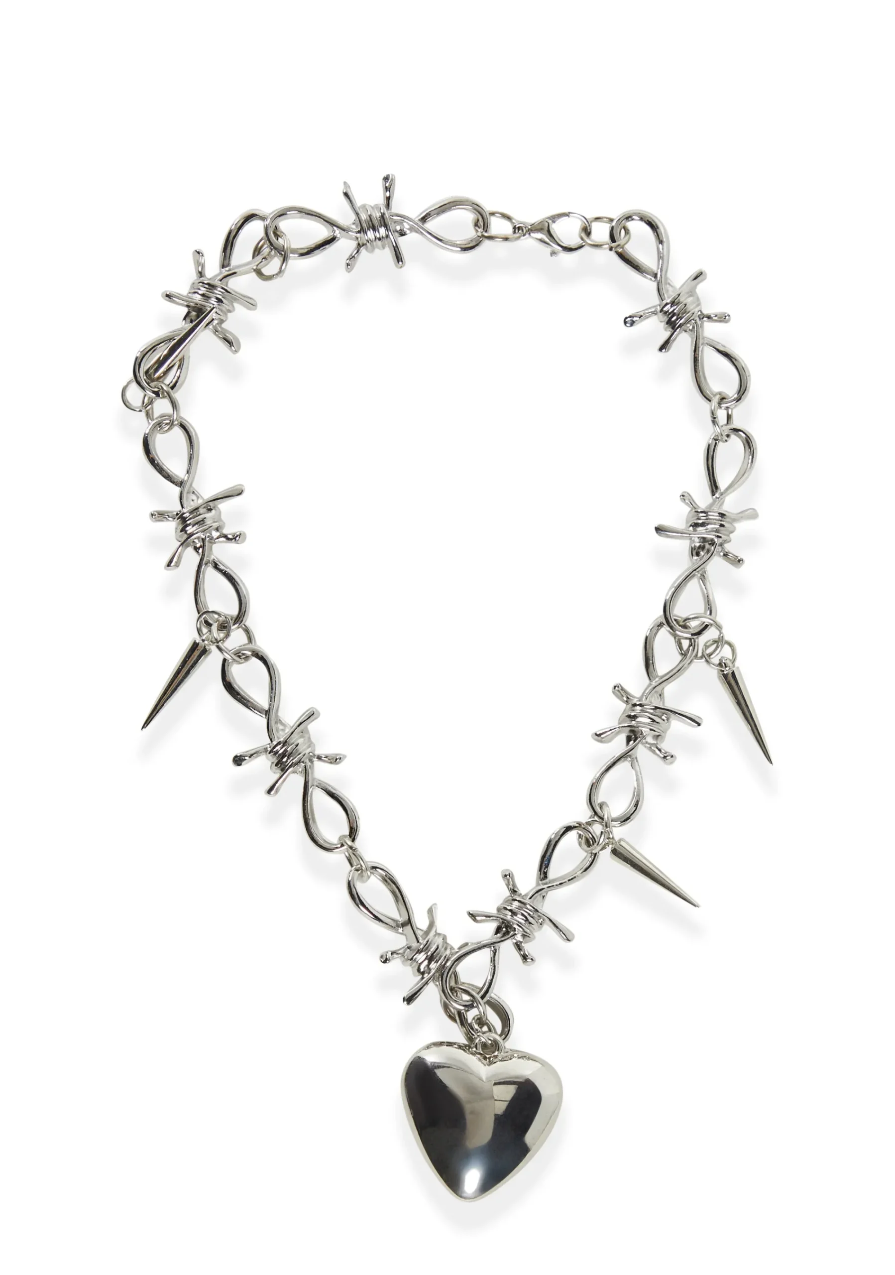 Widow Jewelry*Chain Heart Necklace
