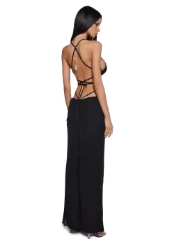 Playboy by Dolls Kill Dresses|Plus*Champagne Dreams Maxi Dress