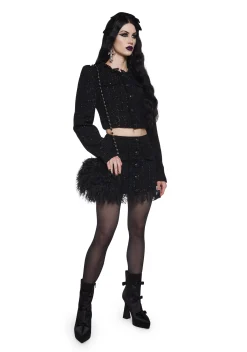 Widow Outerwear*Chance Rendezvous Tweed Blazer