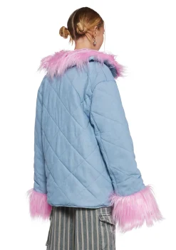 dELiA*s by Dolls Kill Outerwear|Plus*Change Your Mind Quilted Jacket