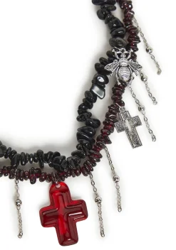 Widow Jewelry*Charm Cross Choker
