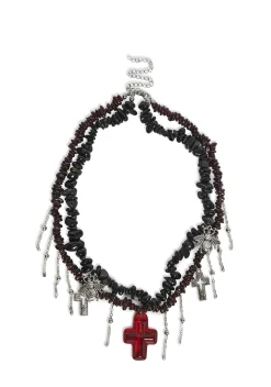 Widow Jewelry*Charm Cross Choker