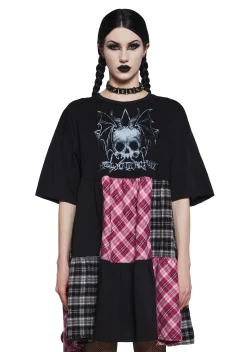 The Grave Girls Dresses|Plus*Charmed Wrath Patchwork Babydoll Dress