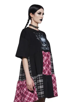 The Grave Girls Dresses|Plus*Charmed Wrath Patchwork Babydoll Dress