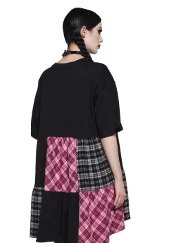 The Grave Girls Dresses|Plus*Charmed Wrath Patchwork Babydoll Dress