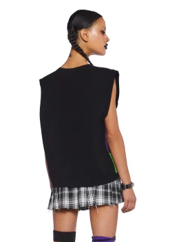Trickz N' Treatz Tops*Charming Haunts Sweater Vest