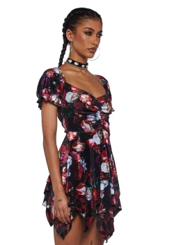Current Mood Dresses|Mini Dresses*Chasin' Rainbows Mini Dress - Floral