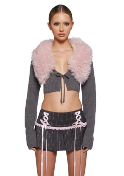 Sugar Thrillz Tops|Plus*Chasing Heartbeats Cropped Cardigan