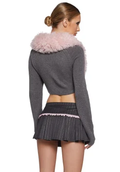 Sugar Thrillz Tops|Plus*Chasing Heartbeats Cropped Cardigan