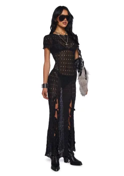 x_Hesperus Dresses*Chill Date Maxi Dress - Black