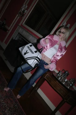 Playboy by Dolls Kill Tops*Chilling At the Mansion Long Sleeve Top