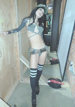 DARKER WAVS Lingerie*Chord Cargo Pocket Lingerie Set