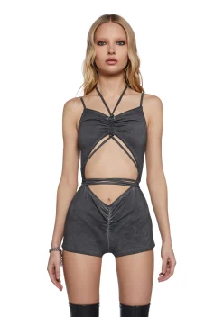 DARKER WAVS Jumpsuits & Rompers*Chord Cut Out Romper
