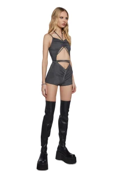 DARKER WAVS Jumpsuits & Rompers*Chord Cut Out Romper