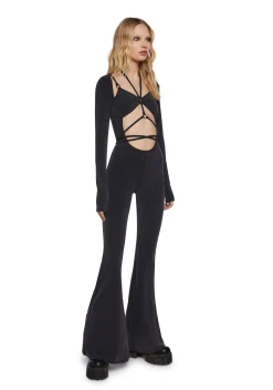 DARKER WAVS Jumpsuits & Rompers*Chord Strappy Catsuit