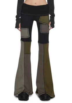 DARKER WAVS Bottoms|Pants*Chord Thermal Patchwork Pants