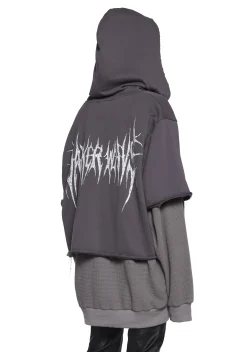 DARKER WAVS Outerwear|Sweatshirts & Hoodies*Chord Thermal Zip-Up Hoodie