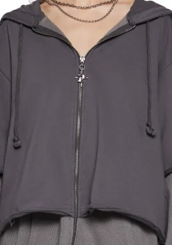 DARKER WAVS Outerwear|Sweatshirts & Hoodies*Chord Thermal Zip-Up Hoodie
