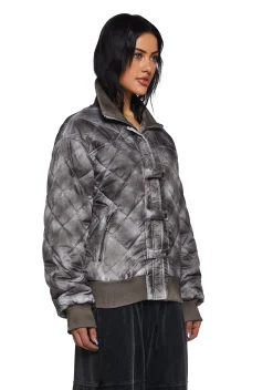 DARKER WAVS Outerwear*Chord Washed Puffer Jacket