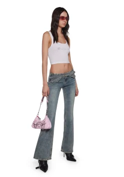 Generation Kiss Bags*Ciska Brass Knuckle Shoulder Bag - Pink