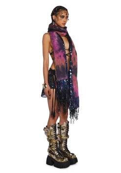 Club Exx Scarves & Gloves*Clear Curiosity Scarf - Multi