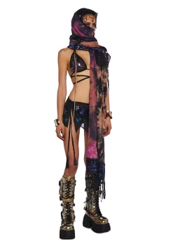 Club Exx Scarves & Gloves*Clear Curiosity Scarf - Multi