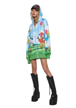 Club Exx Outerwear|Sweatshirts & Hoodies*Clown Around Oversized Hoodie