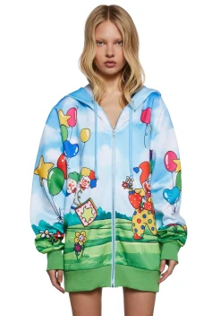 Club Exx Outerwear|Sweatshirts & Hoodies*Clown Around Oversized Hoodie