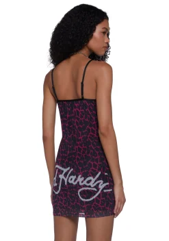 Ed Hardy Dresses*Cobra Roses Mesh Dress