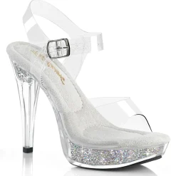Fabulicious Platforms*Cocktail-508 Platform Heels - Clear
