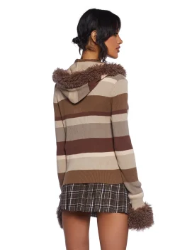 dELiA*s by Dolls Kill Tops|Plus*Coffeehouse Sessions Striped Cardigan
