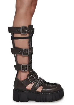 Club Exx Sandals*Constant Sunrise Knee High Sandals