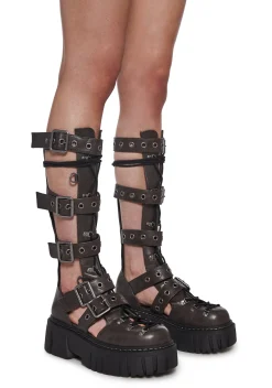 Club Exx Sandals*Constant Sunrise Knee High Sandals