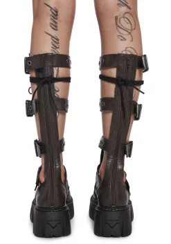 Club Exx Sandals*Constant Sunrise Knee High Sandals