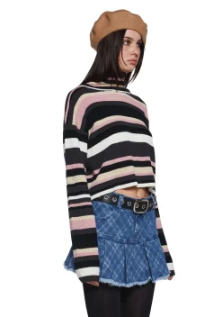 dELiA*s by Dolls Kill Tops|Plus*Cool Breeze Turtleneck Sweater - Pink