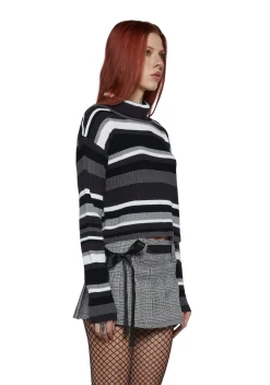 dELiA*s by Dolls Kill Tops*Cool Breeze Turtleneck Sweater- Black