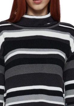 dELiA*s by Dolls Kill Tops*Cool Breeze Turtleneck Sweater- Black