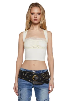 Generation Kiss Tops*Cora Crop Top