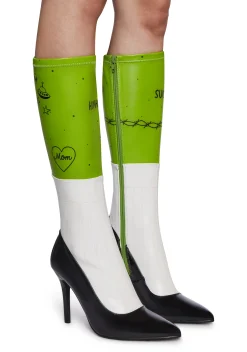 Club Exx Boots*Cosmic Being Heeled Boots