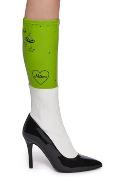 Club Exx Boots*Cosmic Being Heeled Boots