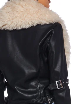 Generation Kiss Outerwear|Plus*Covet Moto Jacket - Black