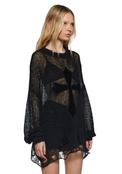 Widow Tops|Plus*Coveted Acts Knit Sweater